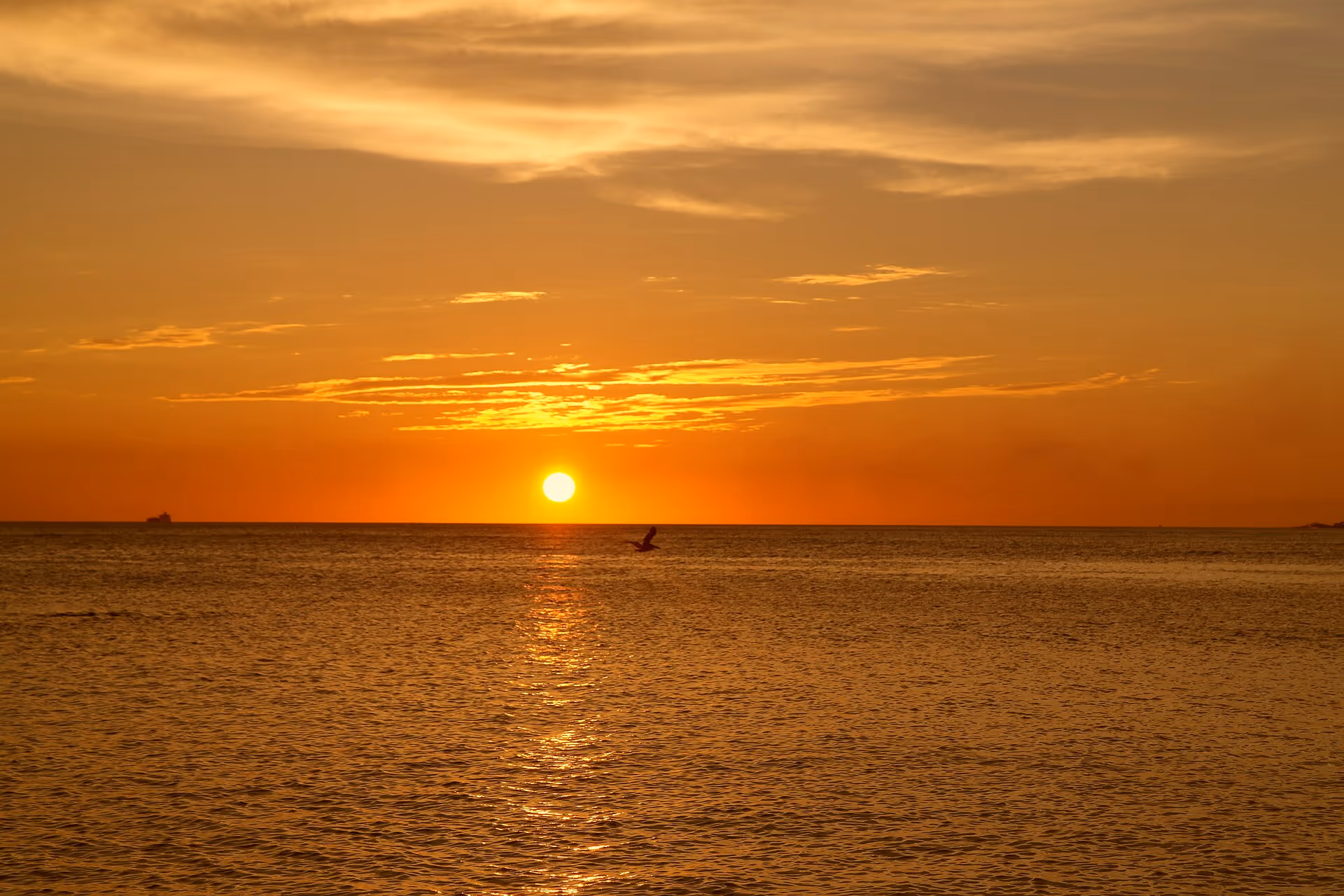 Sunset view Jan Thiel Bay